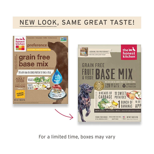The Honest Kitchen Human Grade Dehydrated Grain Free Base Mix Dog Food
