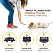 HEAVY DUTY SHOCK COLLAR FOR LARGE DOGS | Bark Obedience Training | Guaranteed to STOP Nuisance Barking | Fits Small to Large Dogs | Vibration & Beep Only Mode | Anti Bark | No remote required | RECHARGEABLE
