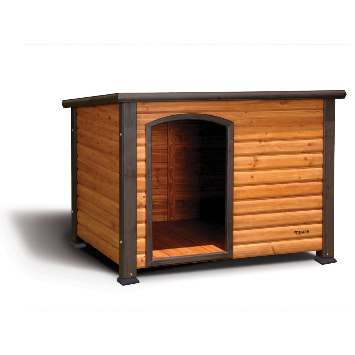 Extreme Outback Log Cabin Dog House 45.5x26.5x27.5