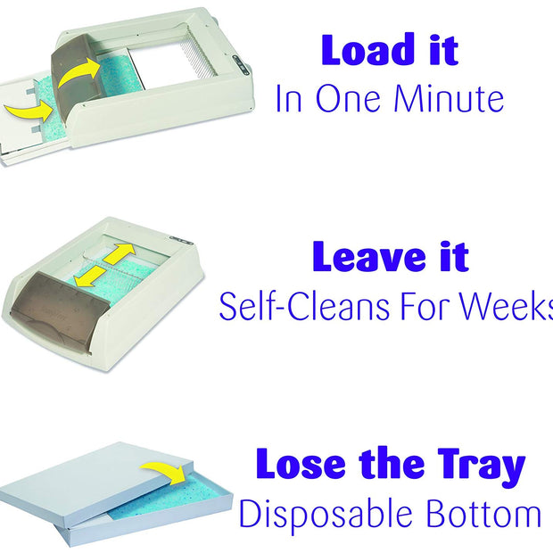 PETSAFE SCOOPFREE LITTER TRAY, BLUE, 3 PACK