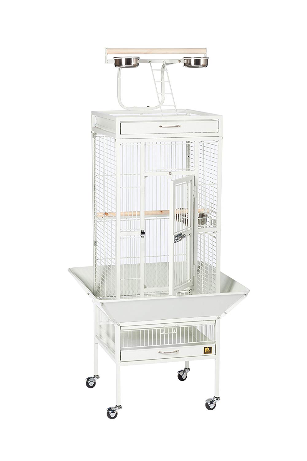 Prevue Pet Products Wrought Iron Select Bird Cage Black Hammertone 3151BLK