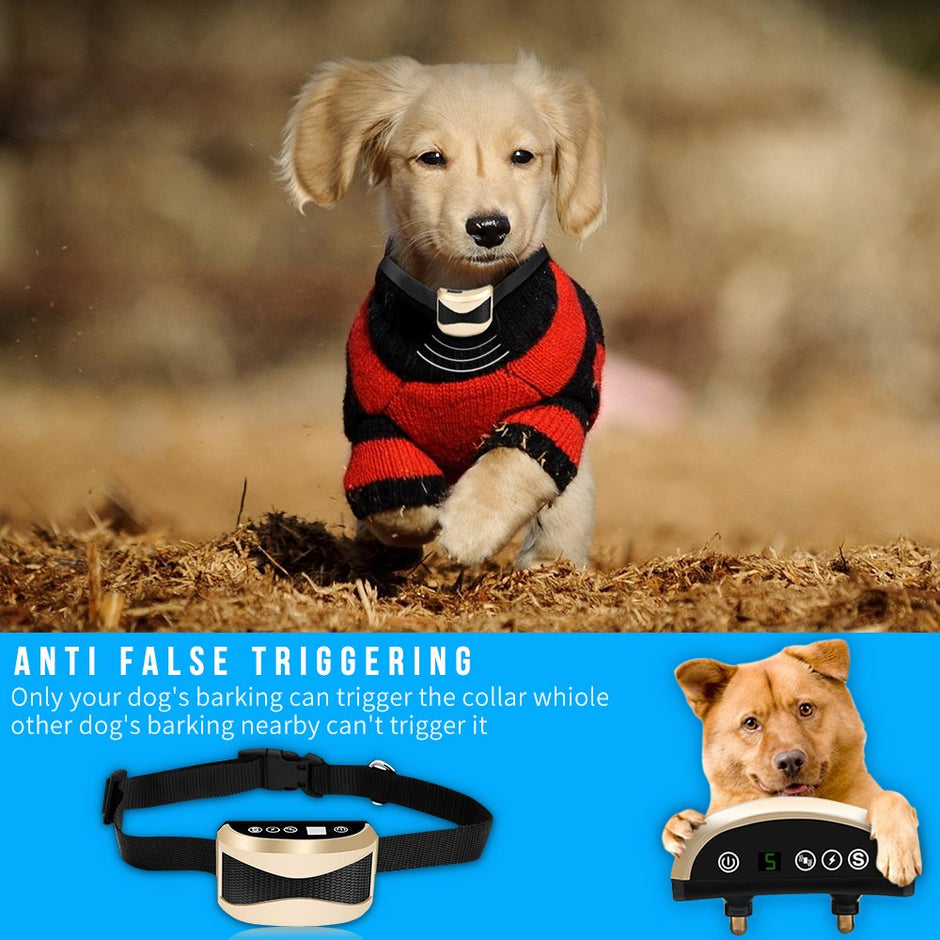 CBoner Bark Collar - Upgrade Sensitivity Rechargeable Dog Barking Control Training Collar for Small Medium Large Dogs - Beep / Vibration / Safe Shock or No /Adjustable Sensitivity
