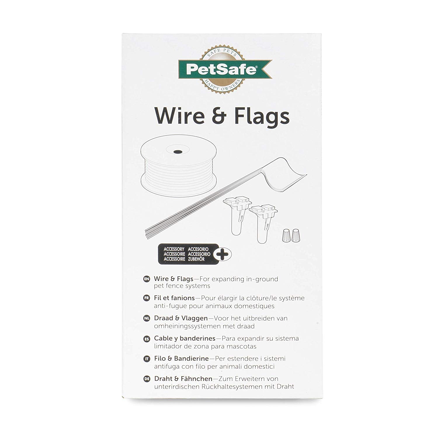 PetSafe Fence Wire and Flag Kit, Includes 50 boundary Flags and 500 ft of Wire, Expand your In-Ground Fence