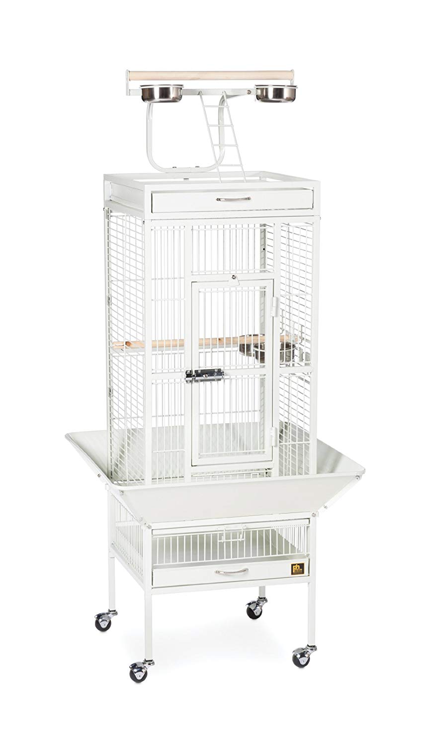 Prevue Pet Products Wrought Iron Select Bird Cage Black Hammertone 3151BLK