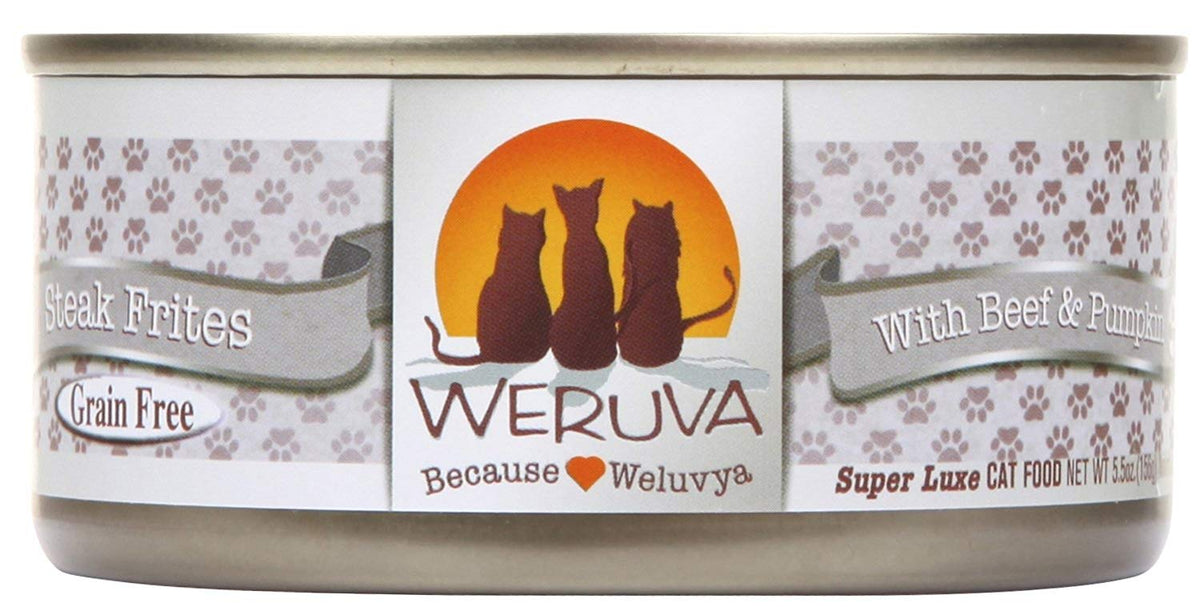 Steak Frites Wet Cat Food Size: 5.5-oz, case of 24