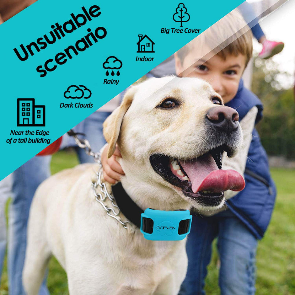 Système de clôture pour chiens sans fil Oceven avec GPS, système de confinement en plein air pour animaux