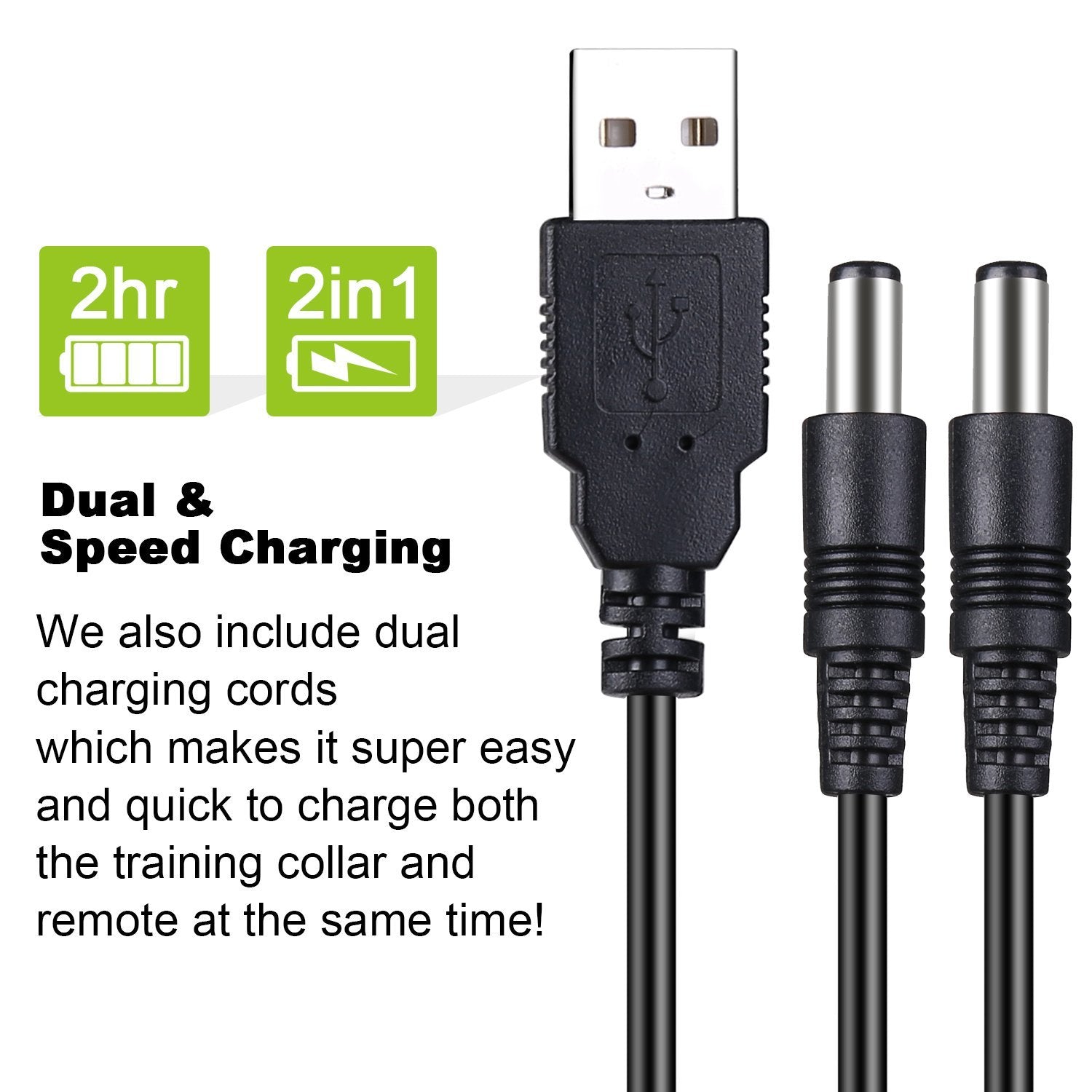 PATPET Dog Training Collar - Rechargeable & Waterproof - 1960ft Blind Operation Remote Controlled Collar with Tone/Vibration/Shock Mode, Easy to Train - All Size Dogs (10Lbs - 100Lbs)