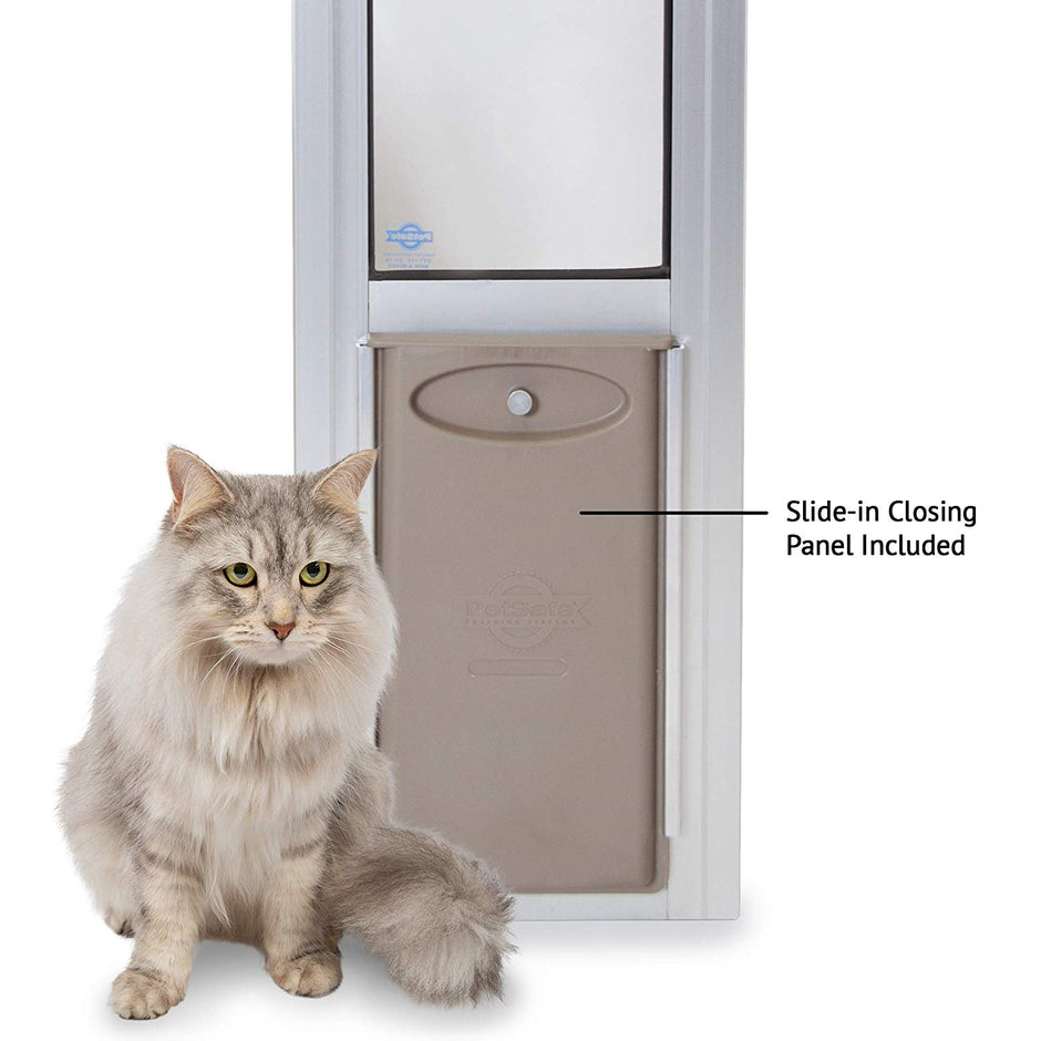 PetSafe Freedom Aluminum Patio Panel Sliding Glass Dog and Cat Door