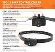 SportDOG Brand NoBark 18 - Waterproof Bark Control Collar with 18 Levels of Shock - Fits Dogs 8 lb. and up