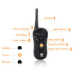 Dog Training Collar,5ivepets Electronic Rechargeable 100% Waterproof 650yd Remote Dog Collar with Tone,Vibration,Shock Mode for Large to Small Dogs (8.8Lbs - 88Lbs)