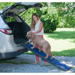 Pet Gear Pg9166Gry All-Weather Bi-Fold Pet Ramp, Full Length, All Weather, Gray