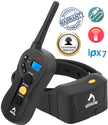 Dog Training Collar, PATPET Waterproof -IPX7 and Rechargeble Remote Shock Collar for Dogs with Training Guide, Vibration/Shock/ Beep for All Size Dog,Blind Operation,Range up to 656yd ( p-collar620)