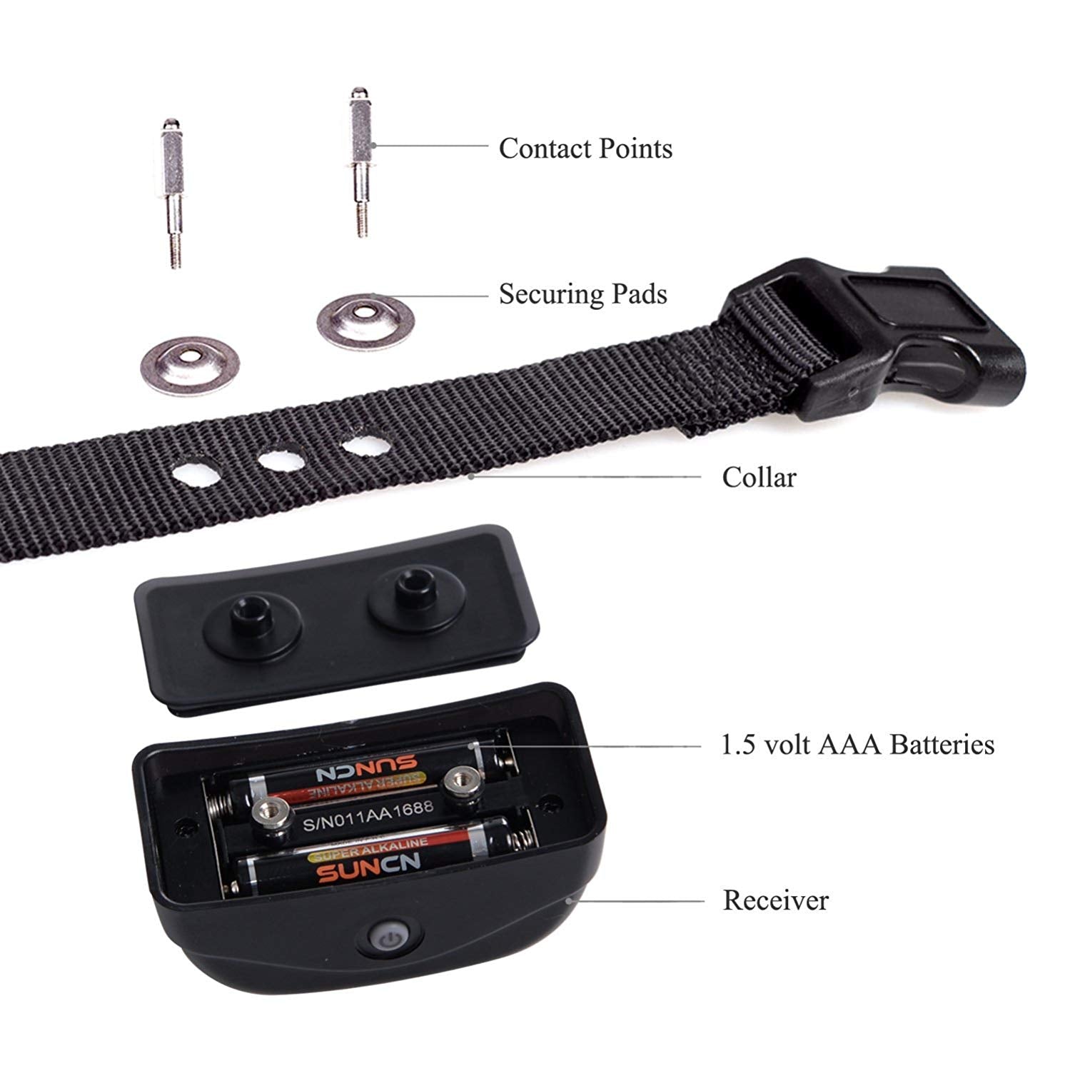 PATPET Remote Dog Training Collar - Rainproof - 330yd Remote Dog Shock Collar with Beep, 16 Levels of Vibration and Shock Electronic Collar - All Size Dogs (10Lbs - 100Lbs) ...