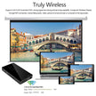 Projecteur HD 1080p Mini DLP Smart Projecteur HDMI Portable Home Projecteur, noir