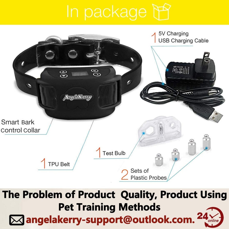 AngelaKerry Wireless Dog Fence System with GPS, Outdoor Invisible Pet Containment System Rechargeable Waterproof Collar 850YD Remote for 15lbs-120lbs Dogs (Black, 1pc GPS Receiver by 1 Dog)
