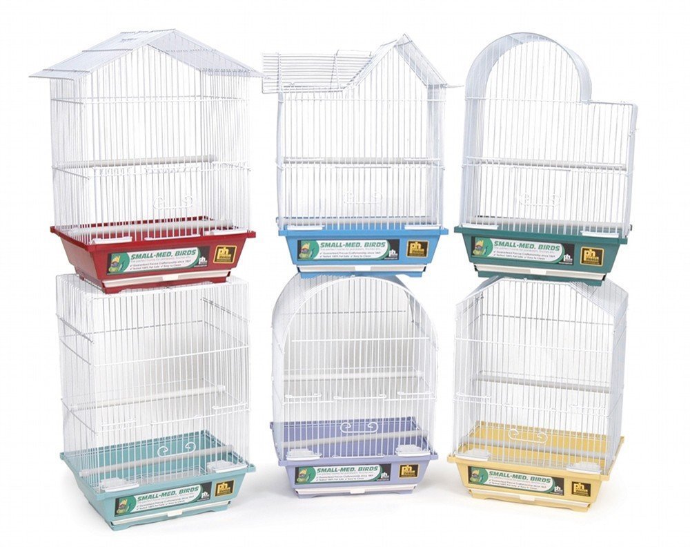 Prevue Pet Products BPVECONO6 6-Pack Parakeet Economy Small Cage, Colors Vary
