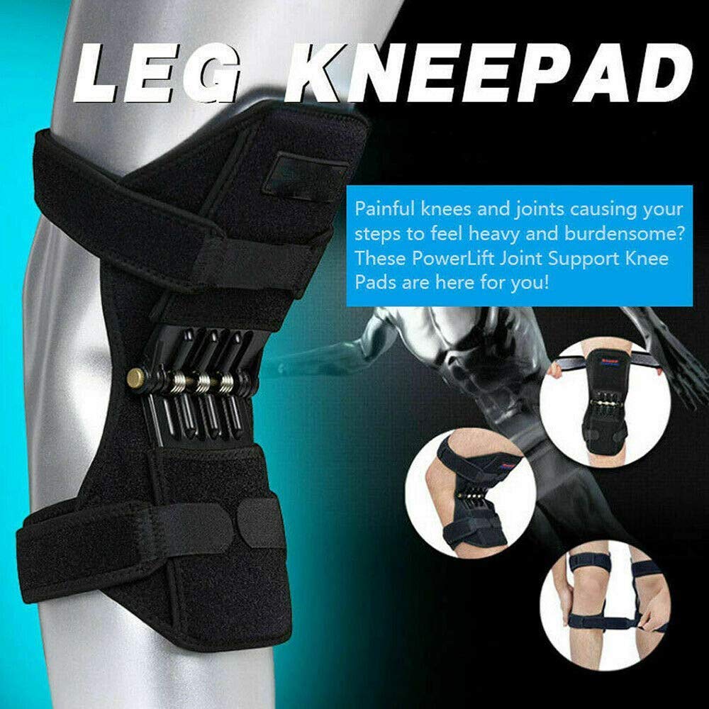 Knee Protection Booster, 2 Packs Breathable Knee Brace Support, Powerful Rebound Spring Force, Joint Support Knee Pad Pain Relieve Rressure Reduce for Walking, Jogging
