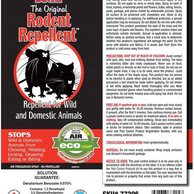 Rodent Repellent spray Denatonium benzoate Doktor Doom