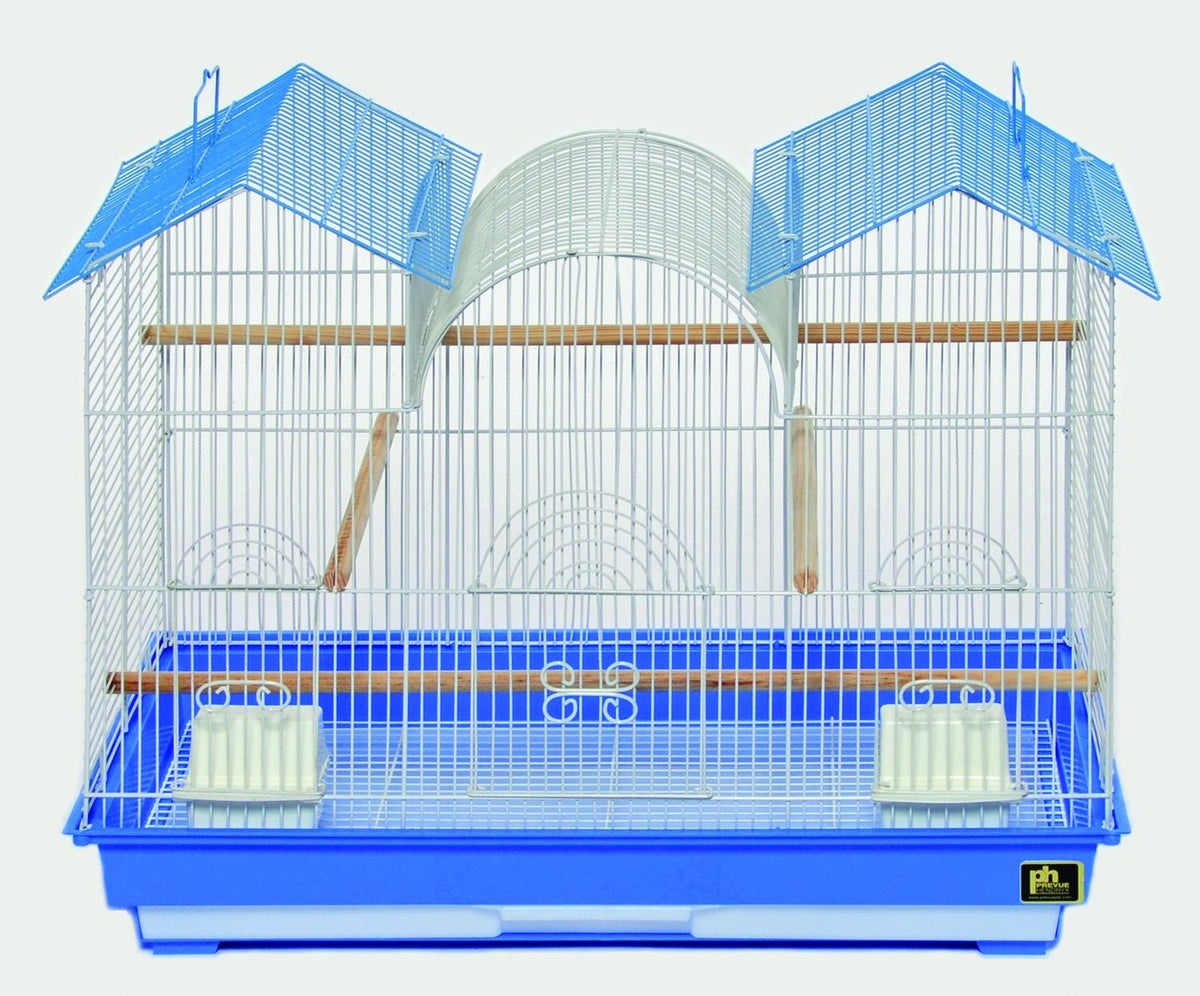 Prevue Pet Products BPV1804TR 2-Pack Parakeet Triple Roof Cage, Colors Vary