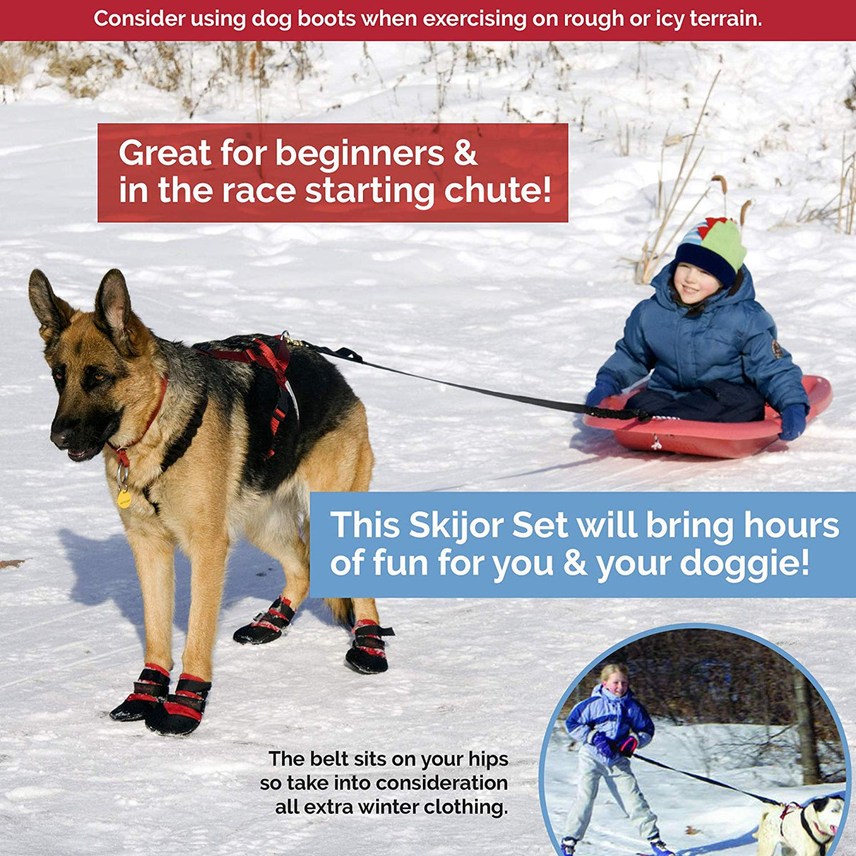 Ultra Paws Basic Skijor Package