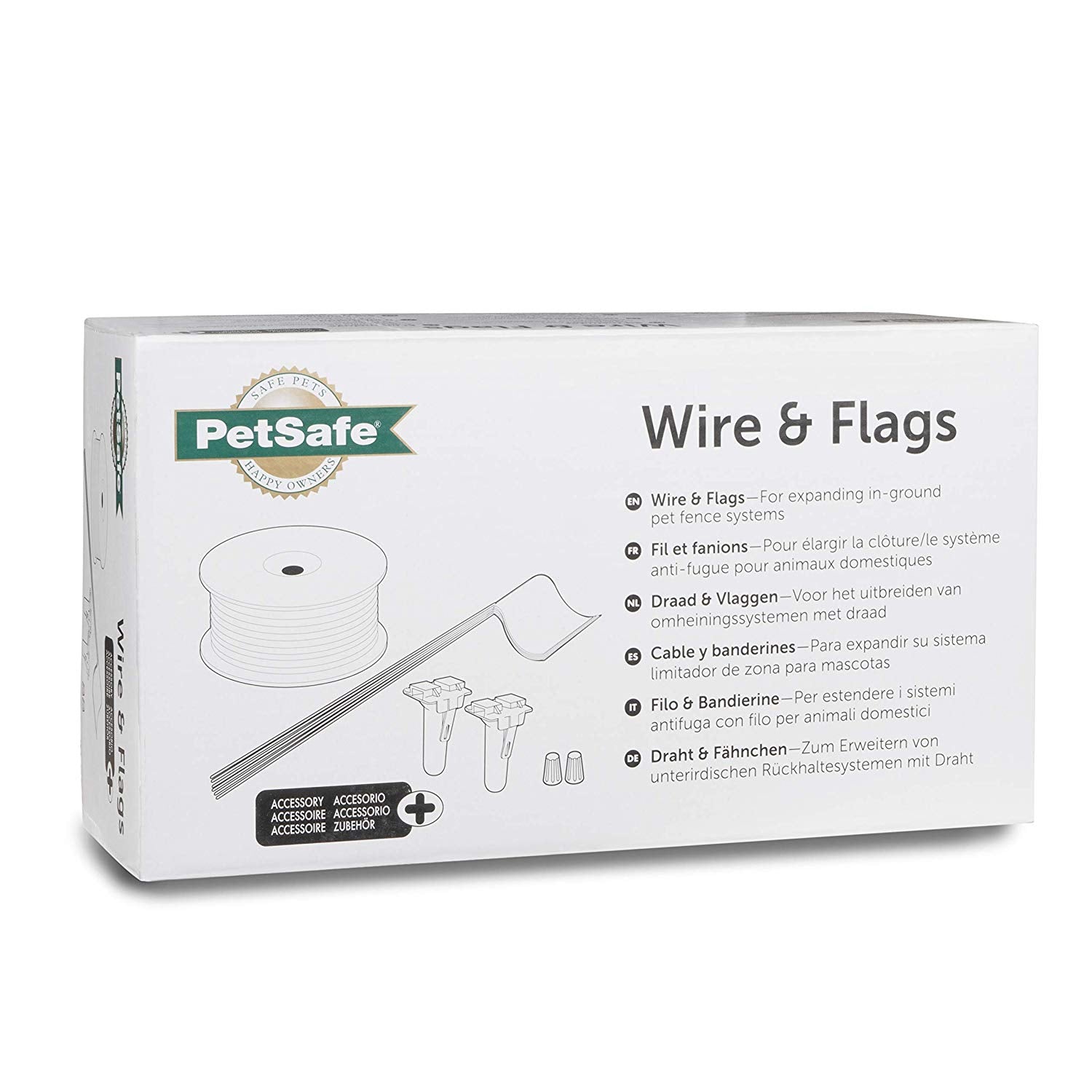 PetSafe Fence Wire and Flag Kit, Includes 50 boundary Flags and 500 ft of Wire, Expand your In-Ground Fence