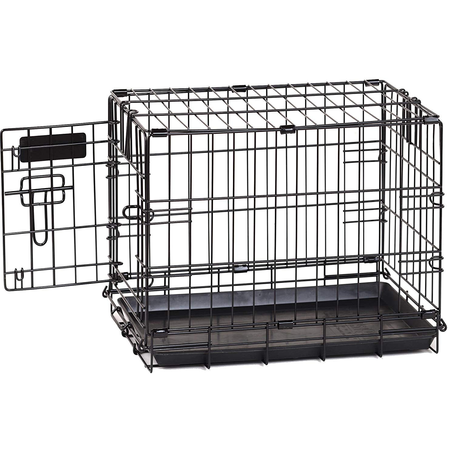 ProValu Single-Door Dog Crate in Black