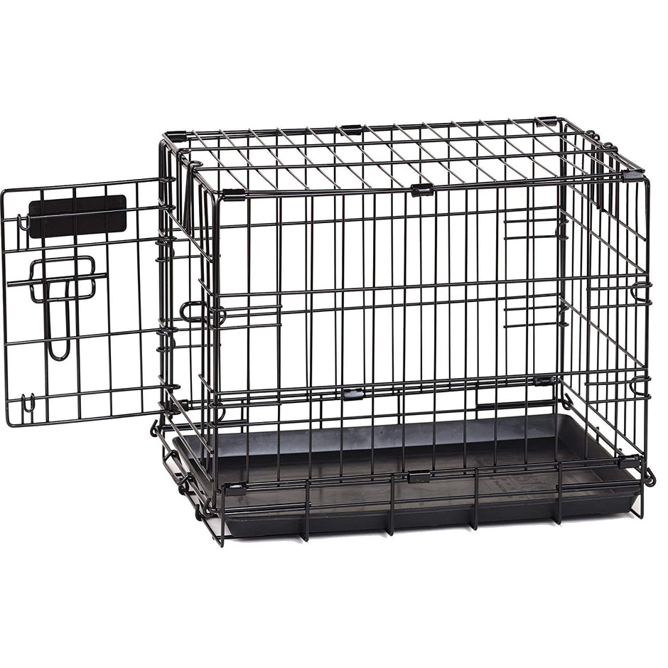 ProValu Single-Door Dog Crate in Black