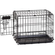 ProValu Single-Door Dog Crate in Black