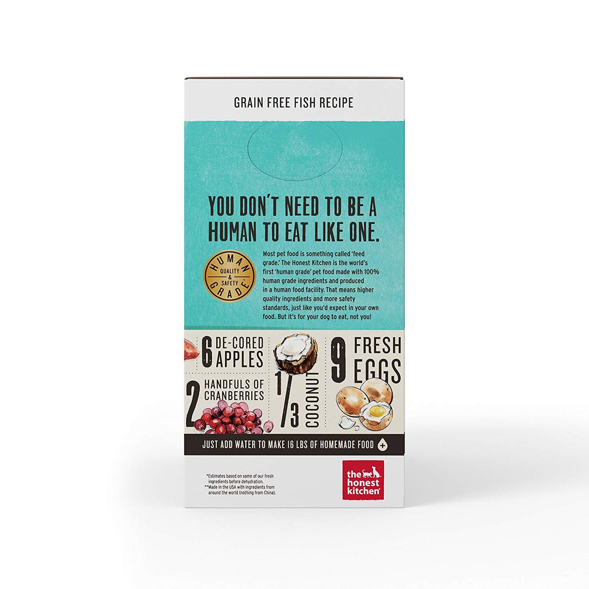 The Honest Kitchen Human Grade Dehydrated Grain Free Dog Food