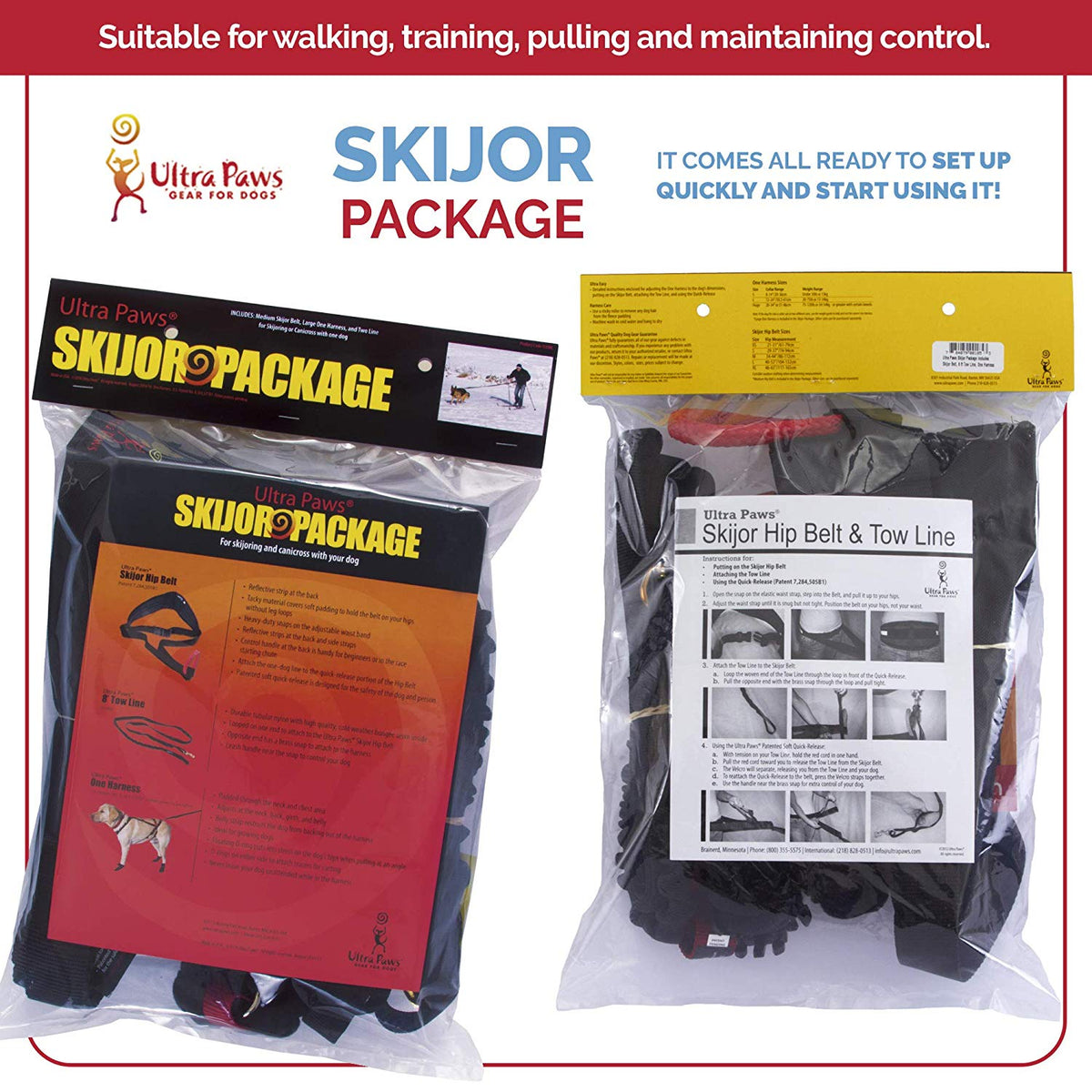 Ultra Paws Basic Skijor Package
