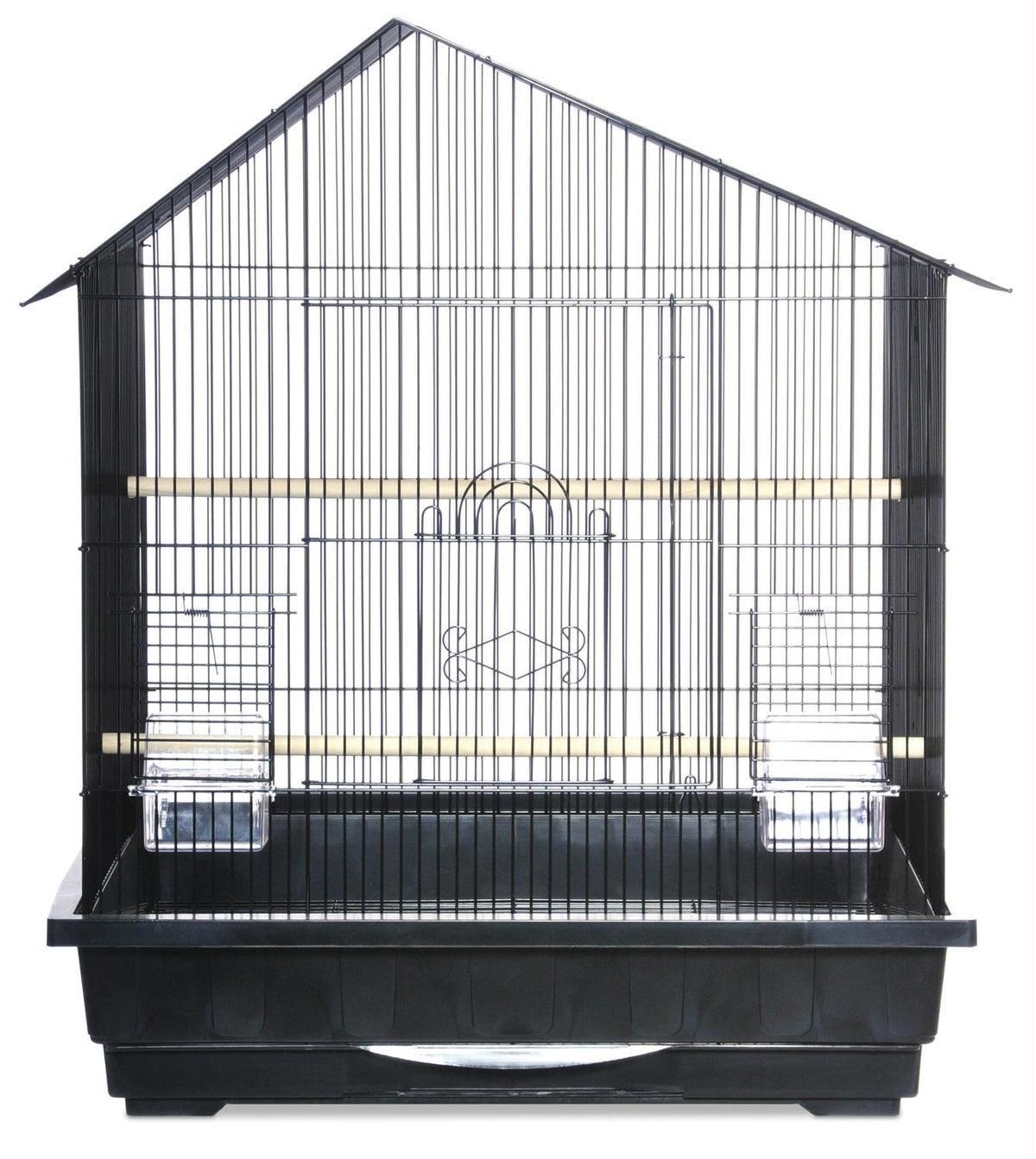 Prevue Pet Products BPV25211 Offset House Roof Parakeet Cage, 25 by 21-Inch, Colors Vary