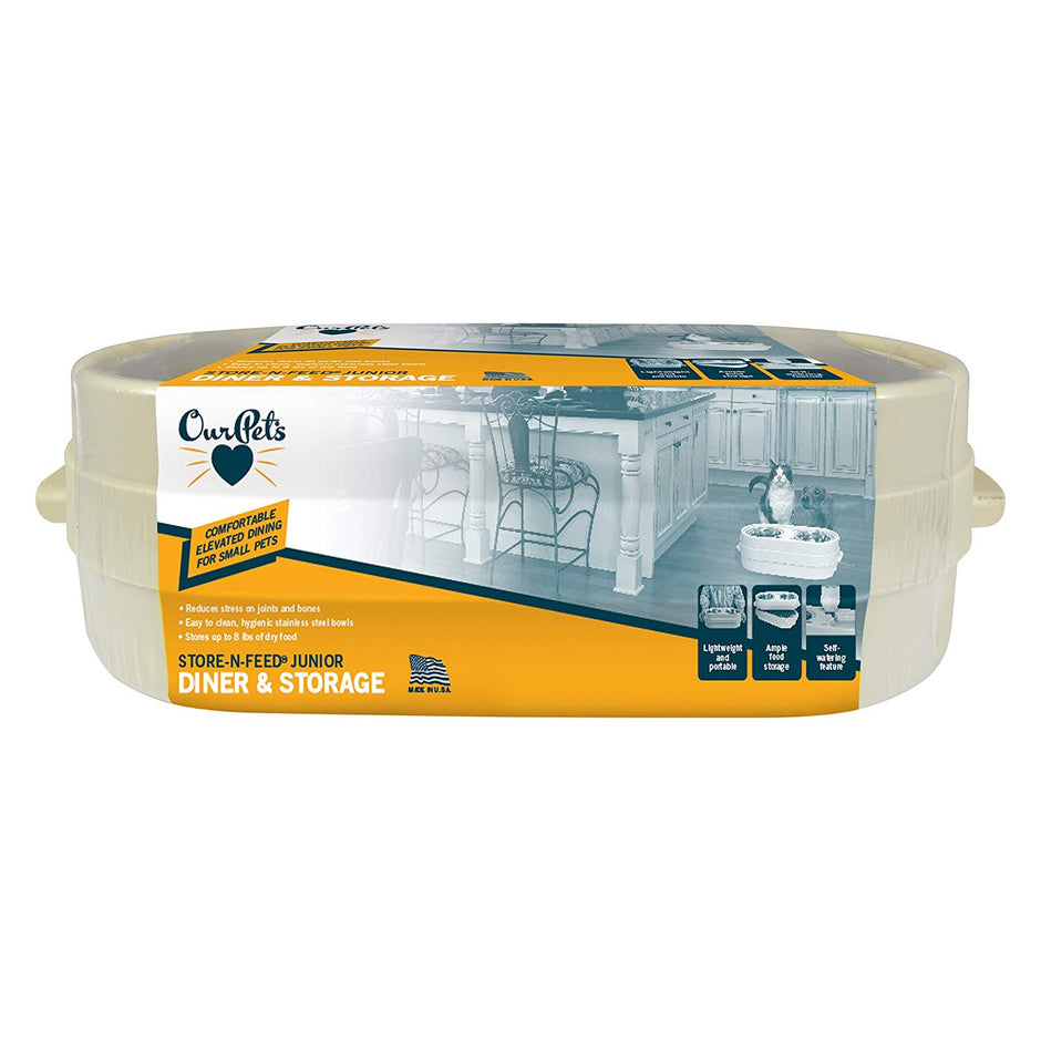 Notre magasin d'animaux de compagnie-n - Feed Adjudable Soured Dog Bowl Feeder