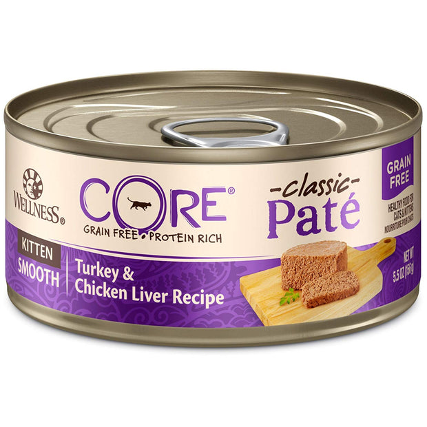 Wellness Core Natural Grain Free Wet en conserve Cat Aliments pour chats Caton Dinde et poulet Foie