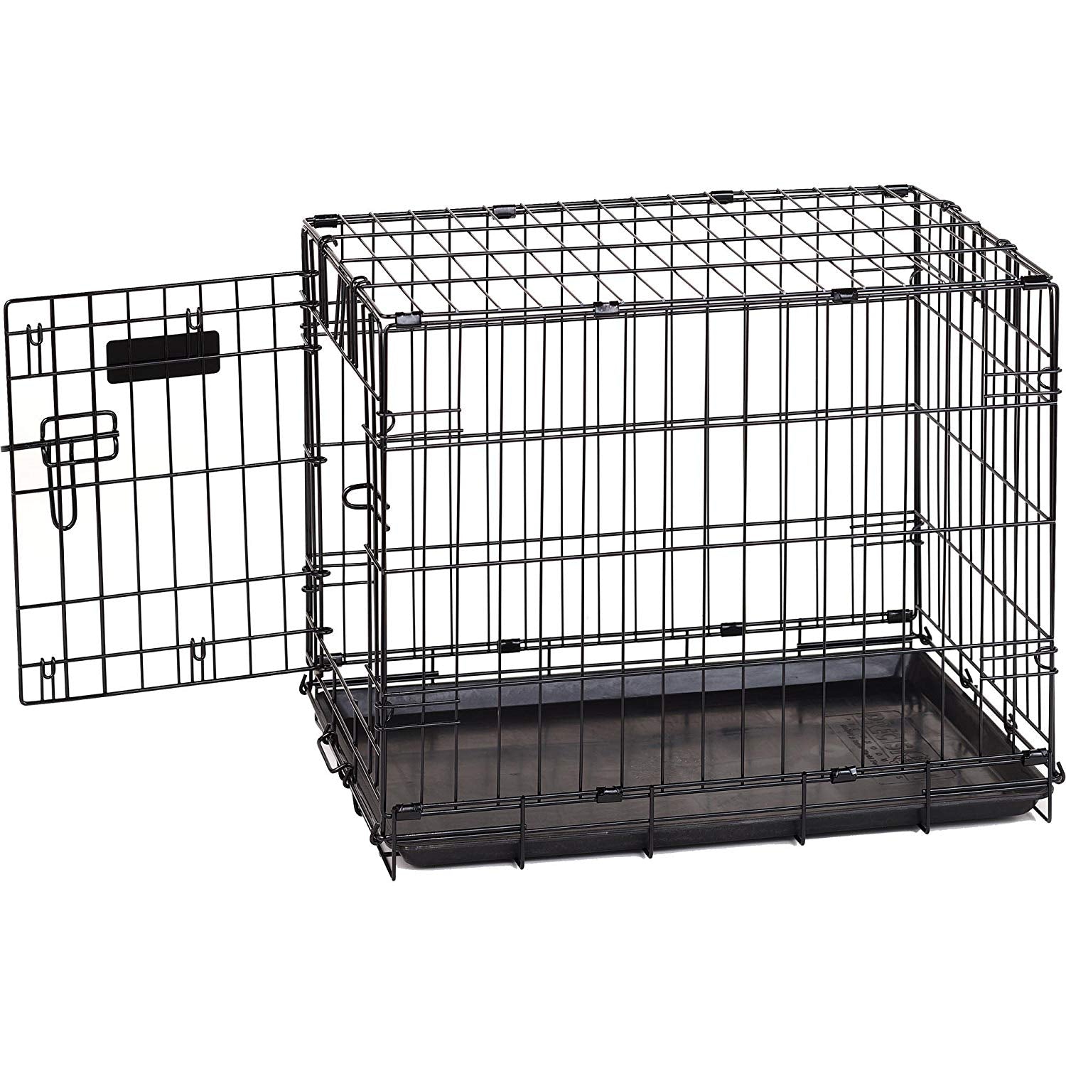 ProValu Single-Door Dog Crate in Black