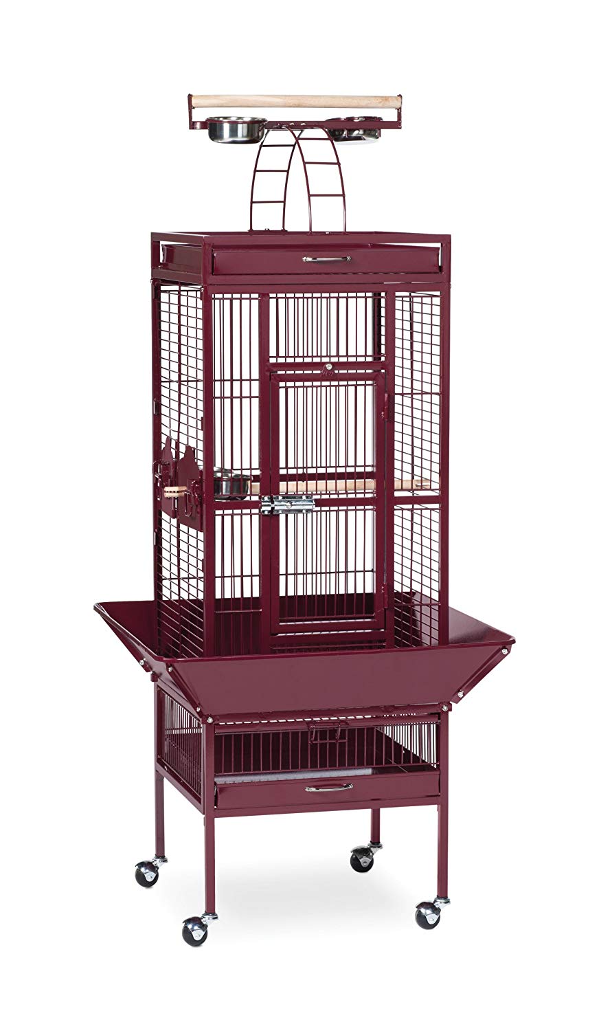 Prevue Pet Products Wrought Iron Select Bird Cage Black Hammertone 3151BLK