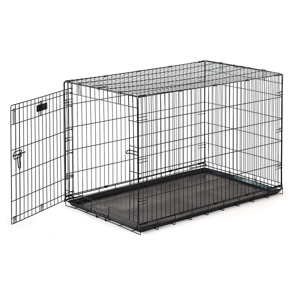ProValu Single-Door Dog Crate in Black