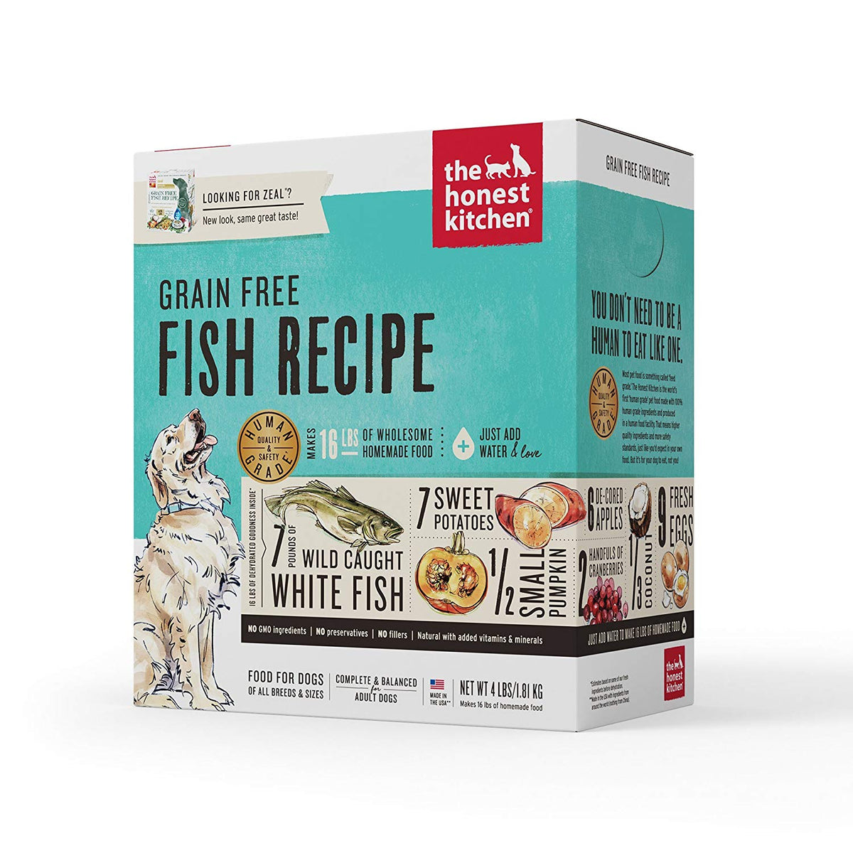 The Honest Kitchen Human Grade Dehydrated Grain Free Dog Food
