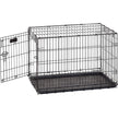 ProValu Single-Door Dog Crate in Black