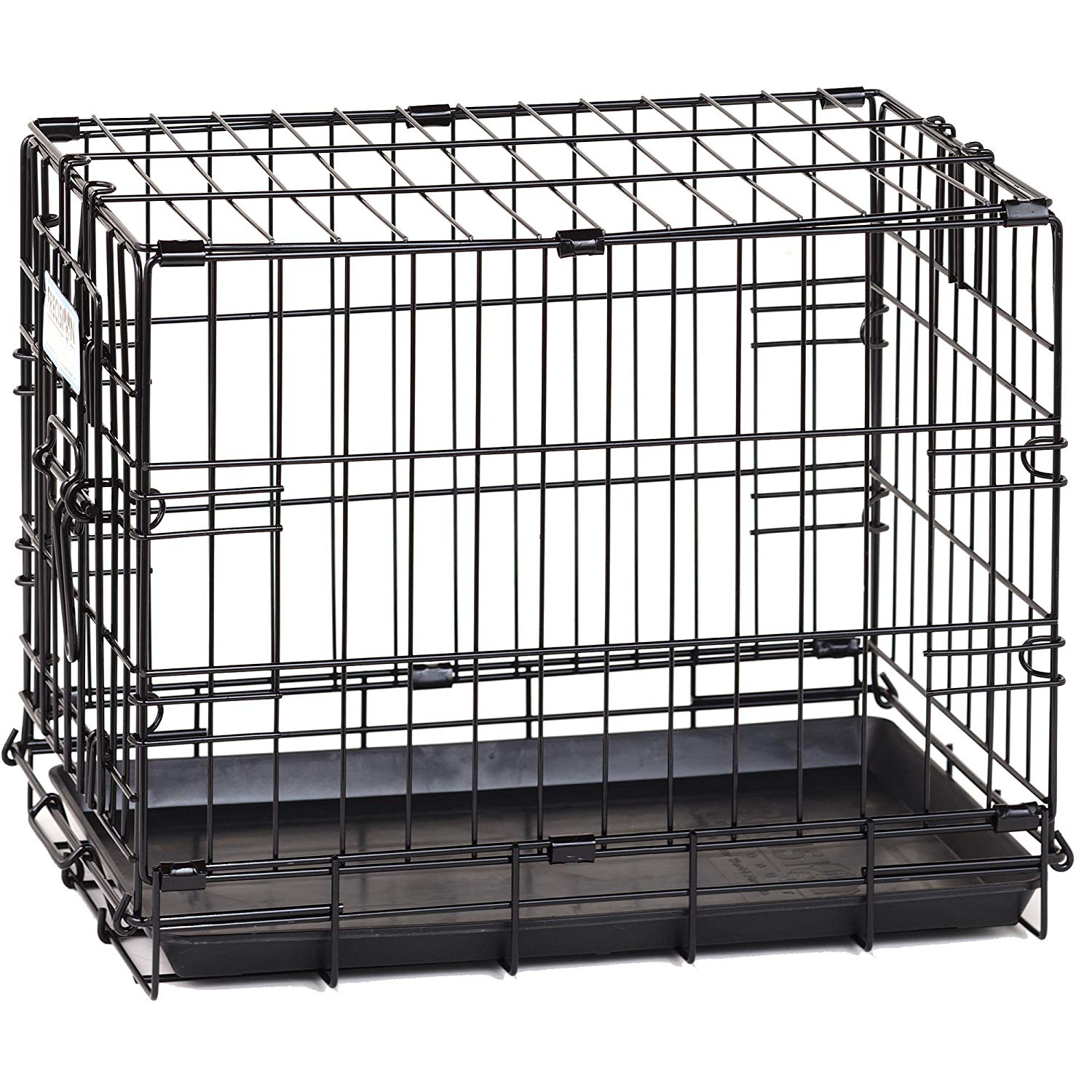 ProValu Single-Door Dog Crate in Black