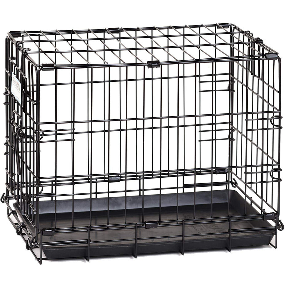ProValu Single-Door Dog Crate in Black