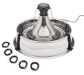 PetSafe Drinkwell 360 Multi-Pet Stainless Steel Dog and Cat Fountain, Filtered Water, 128 oz. Water Capacity