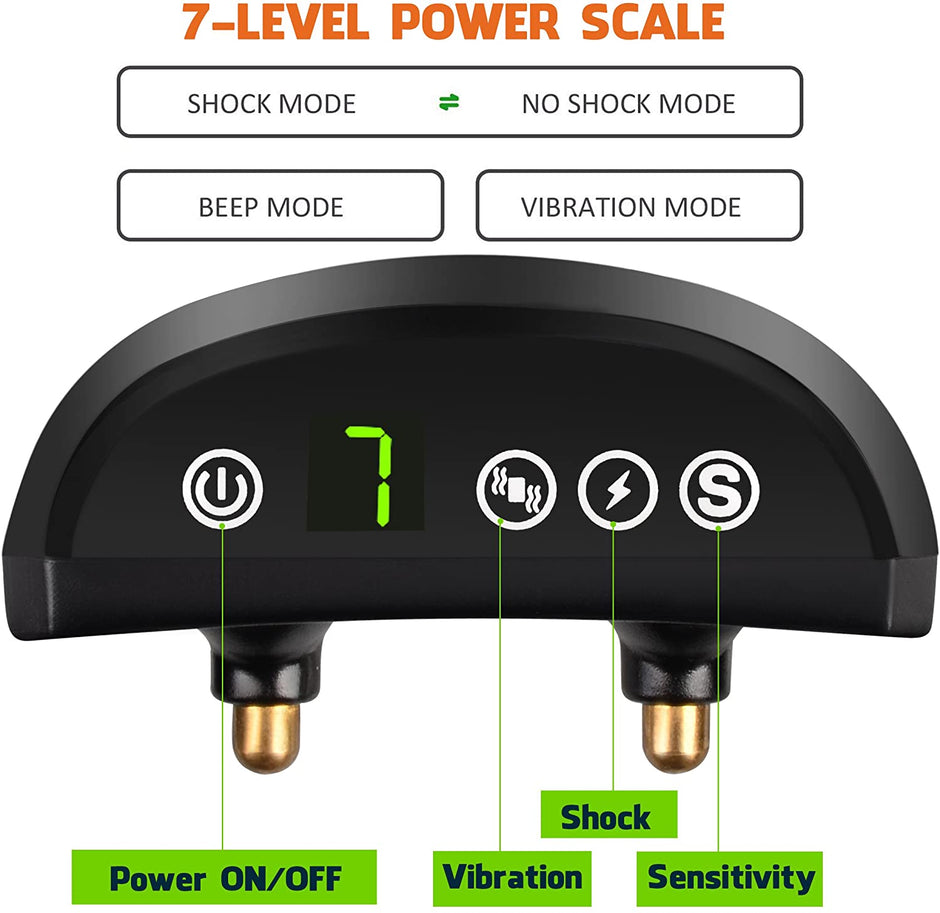 Dog Anti Bark Collar [2020 Upgrade Version] No Barking Collar Dog Small Bark Collar Shock Collar with Beep Vibration Harmless Shock Rechargeable Anti Bark Control Device for Small Medium Large Dog