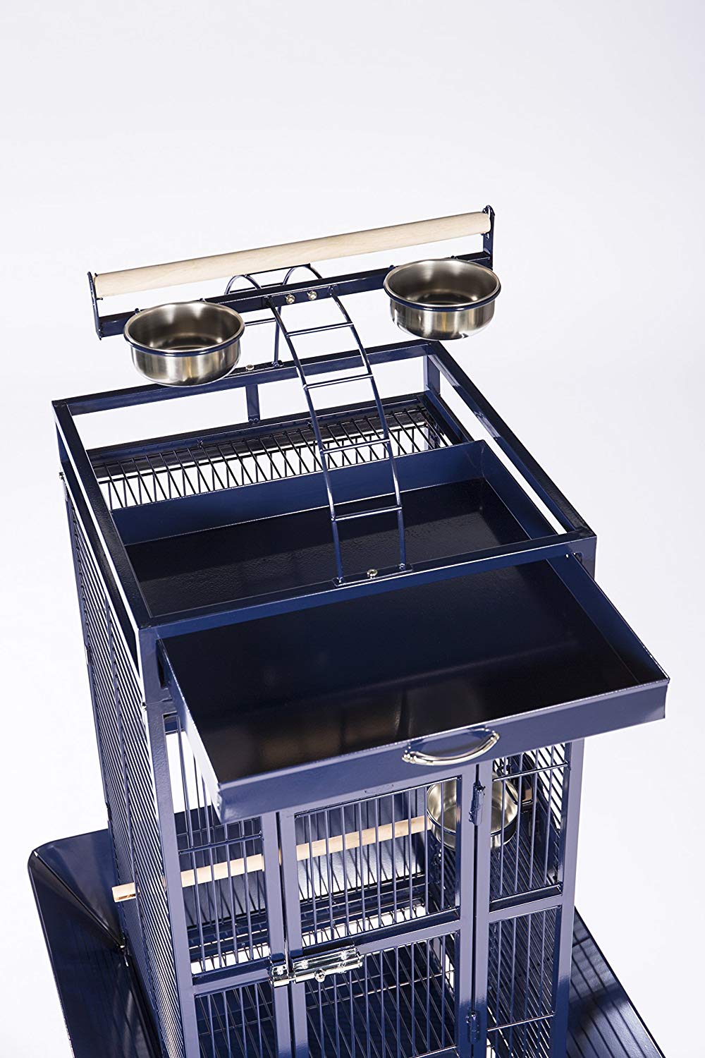 Prevue Pet Products Wrought Iron Select Bird Cage Black Hammertone 3151BLK