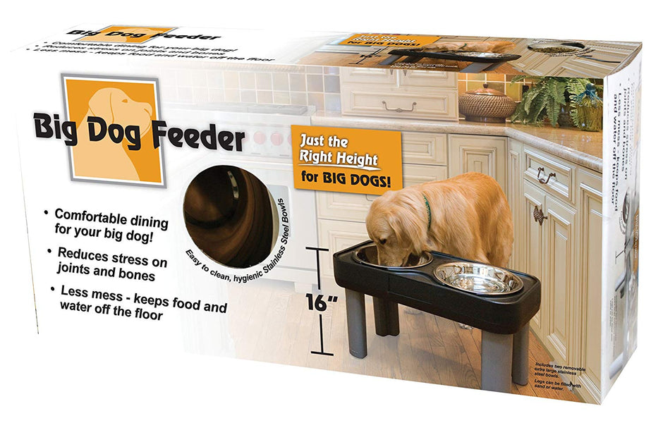 Ourpets Big Dog Feeder 16 pouces