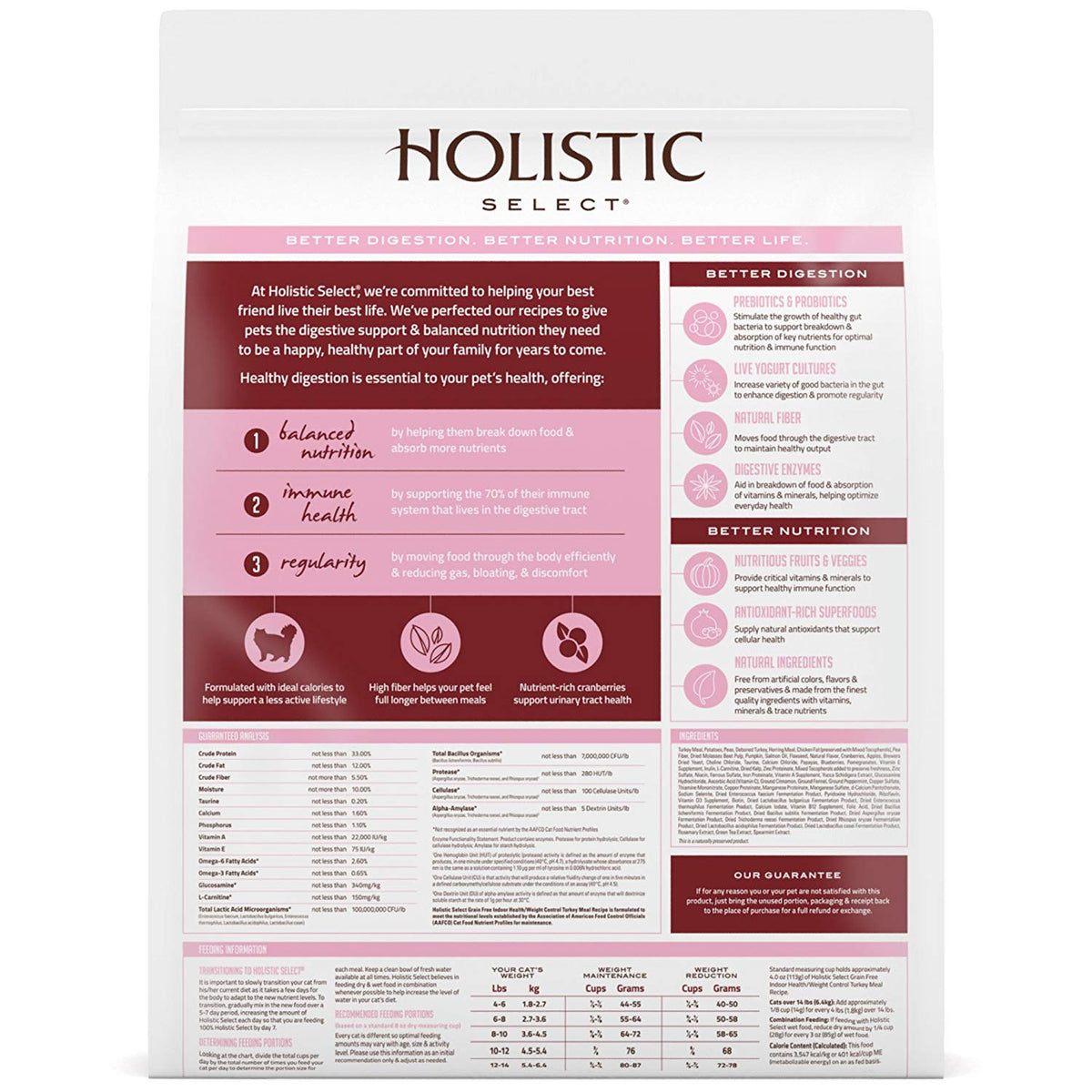 Holistic Select Natural Grain Free Dry Cat Food, Indoor