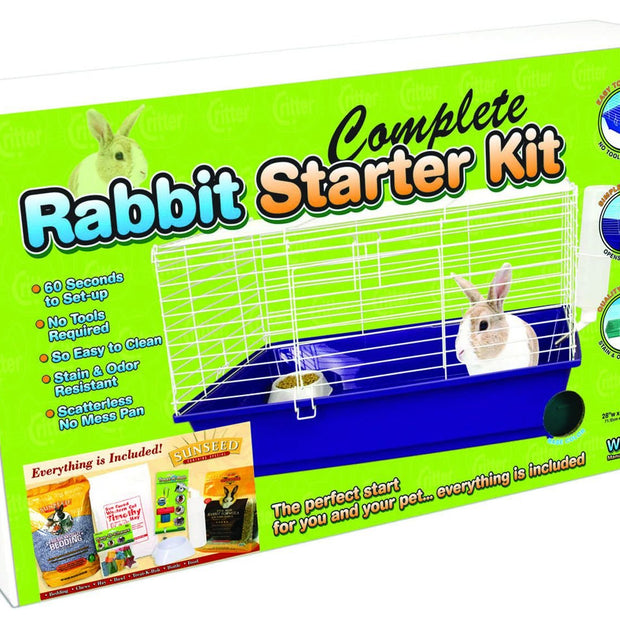 Ware Manufacturing Home Sweet Home Sunseed Rabbit Cage Starter Kit
