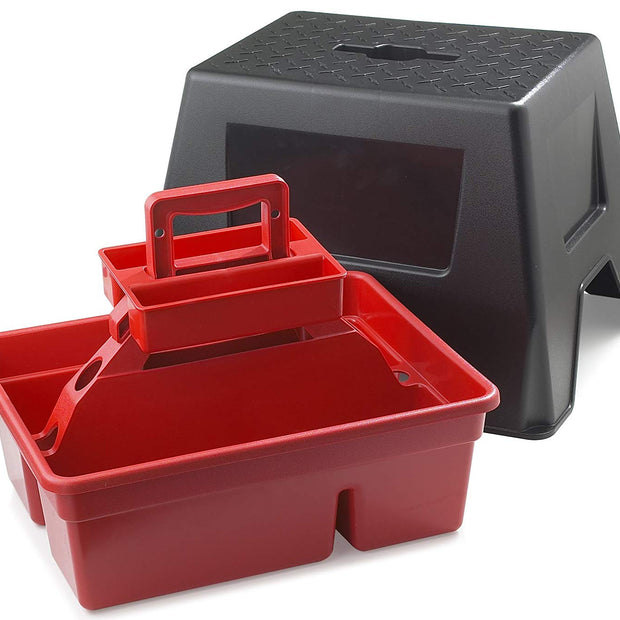 Duratote Step Stool with Grooming Box