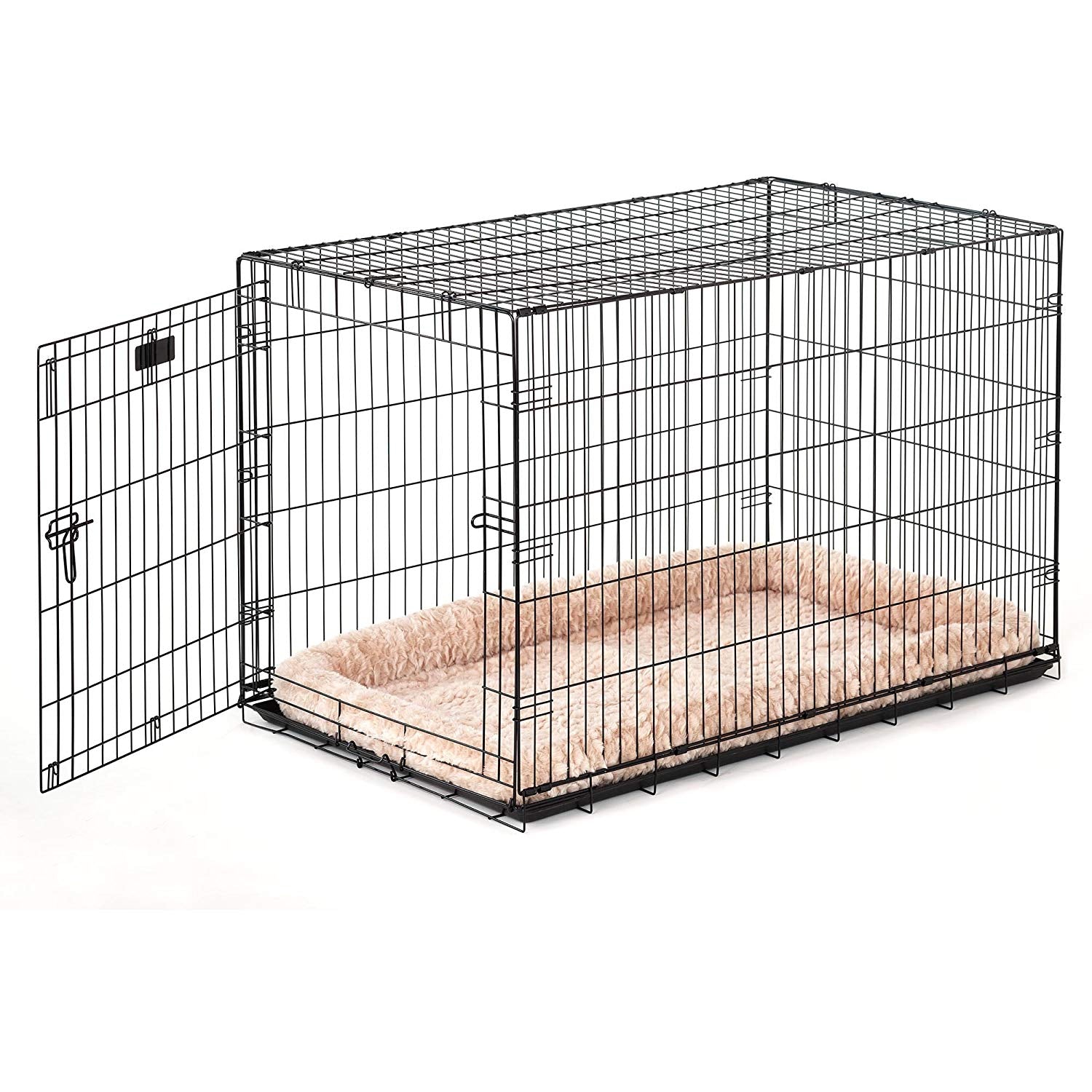 ProValu Single-Door Dog Crate in Black