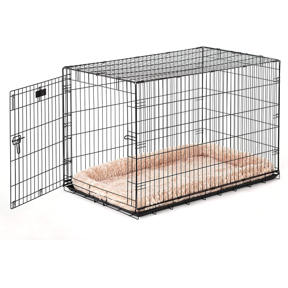 ProValu Single-Door Dog Crate in Black