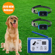 Wireless Electric Dog Fence Pet Containment System, Safe and Effective Anti Over Shock Design, Adjustable Control Range Up to 550YD & Display Distance, 1 Collar Receivers Rechargeable Waterproof